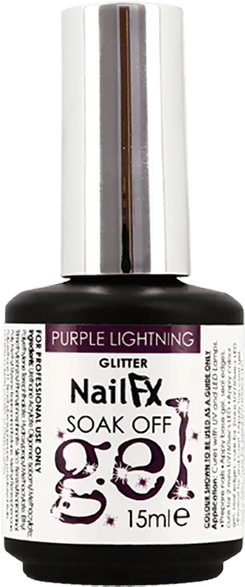 Tap To Expand - Edge Nailfx Soak Off Gel Polish 15ml - Red Hot Glitz (1200x1200), Png Download