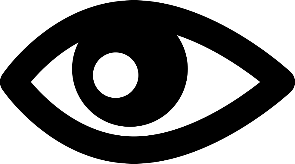 Eye Shape Variant Interface View Symbol Comments - Icon (980x544), Png Download