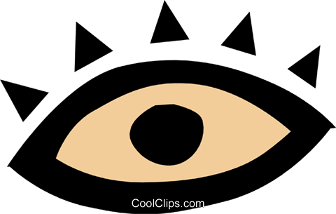 Eye Symbol Royalty Free Vector Clip Art Illustration - Concept (480x305), Png Download
