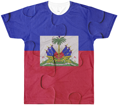 Haiti Puzzle Tee - T-shirt (500x500), Png Download