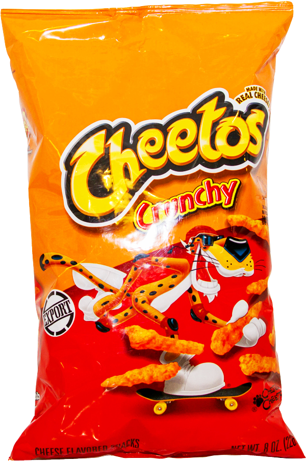 Cheetos Chips Crunchy Cheese - 1 Oz Bag Of Cheetos (1000x1000), Png Download