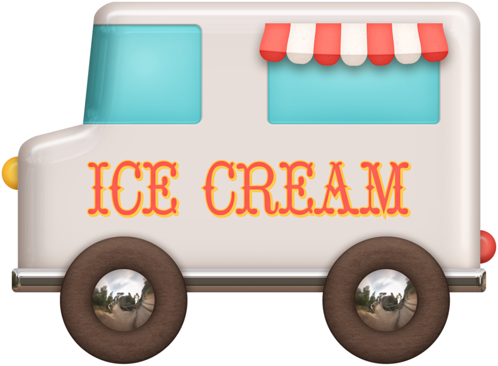 Candyland Clipart Pile Sweet - Clipart Ice Cream Truck (1024x753), Png Download