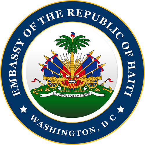 Happy Haitian Independence Day And A Healthy New Year - Embassy Of Haiti Logo (500x500), Png Download