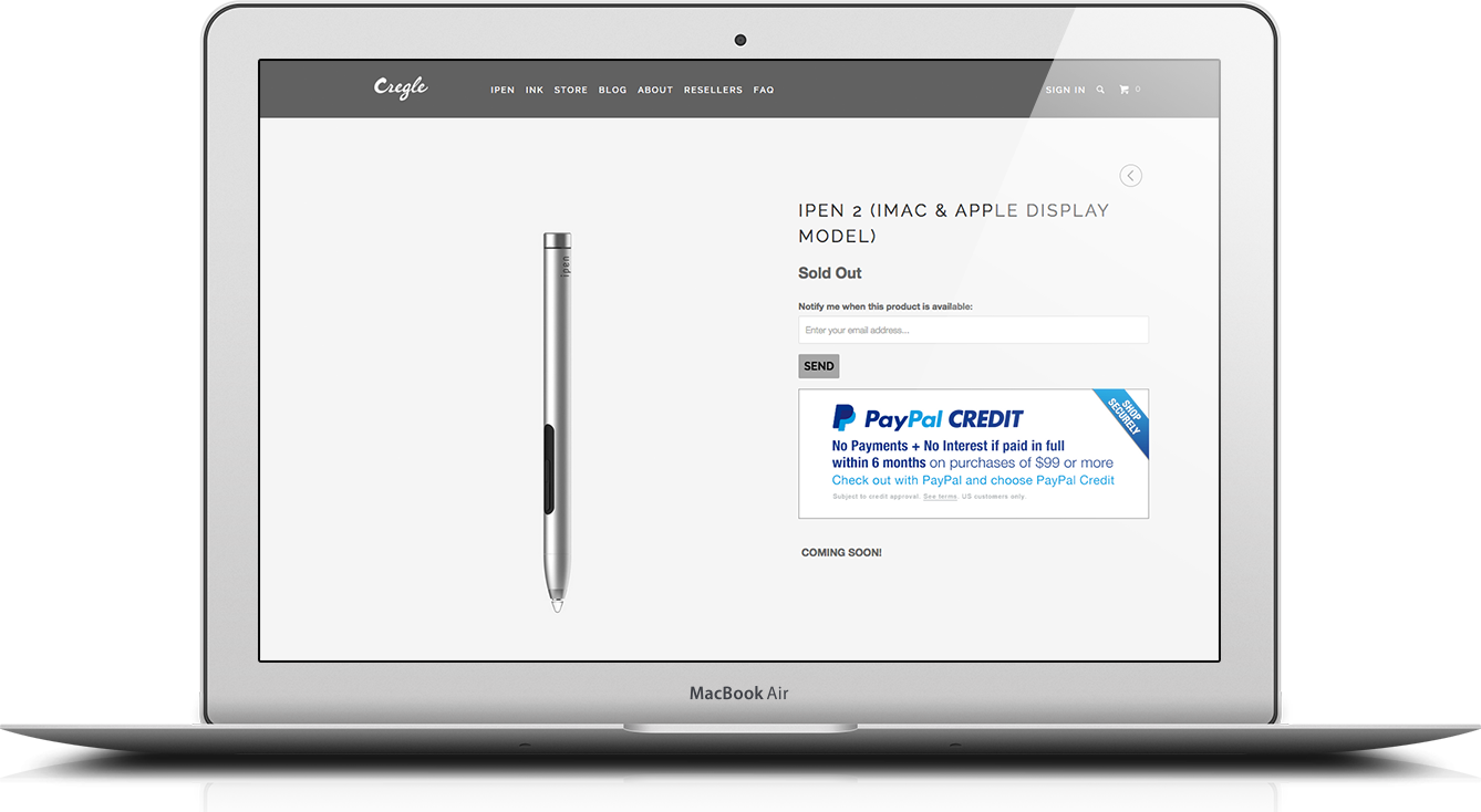 Shopify Theme With Out Of Stock And Preorder Feature - Apple Com Product Out Of Stock (1338x734), Png Download