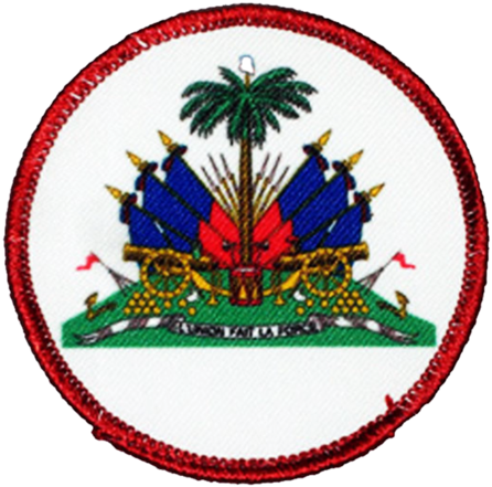 Haiti Coat Of Arms Patch - Haitian Coat Of Arms Transparent (500x500), Png Download