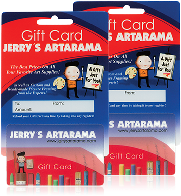 Jerrys Artarama Gift Card - Gift Card (400x400), Png Download