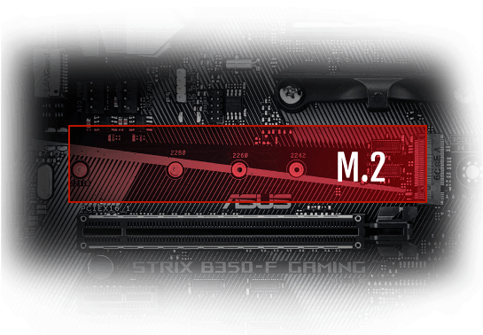 Connectivity - Rog Strix B350 F Gaming M 2 (558x400), Png Download