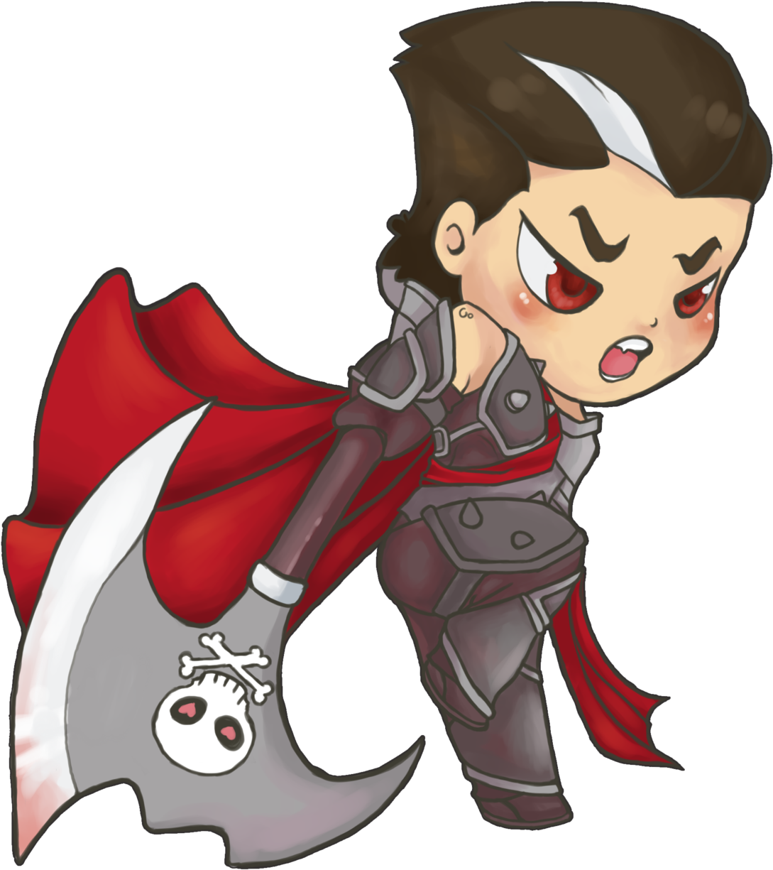 League Of Legends Chibi Ezreal Download - Lol Chibi Darius (1280x1360), Png Download