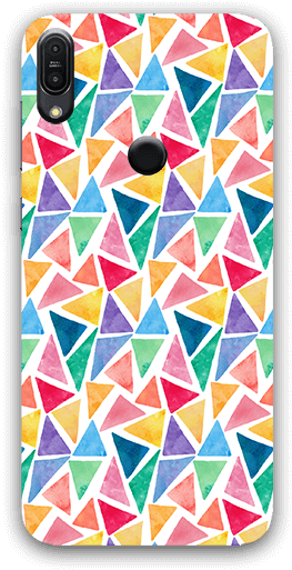 Watercolor Triangles Pattern Asus Zenfone Max Pro M1 - Storyboard Paper: 1:1.85 (large Print) - The Industry (600x600), Png Download