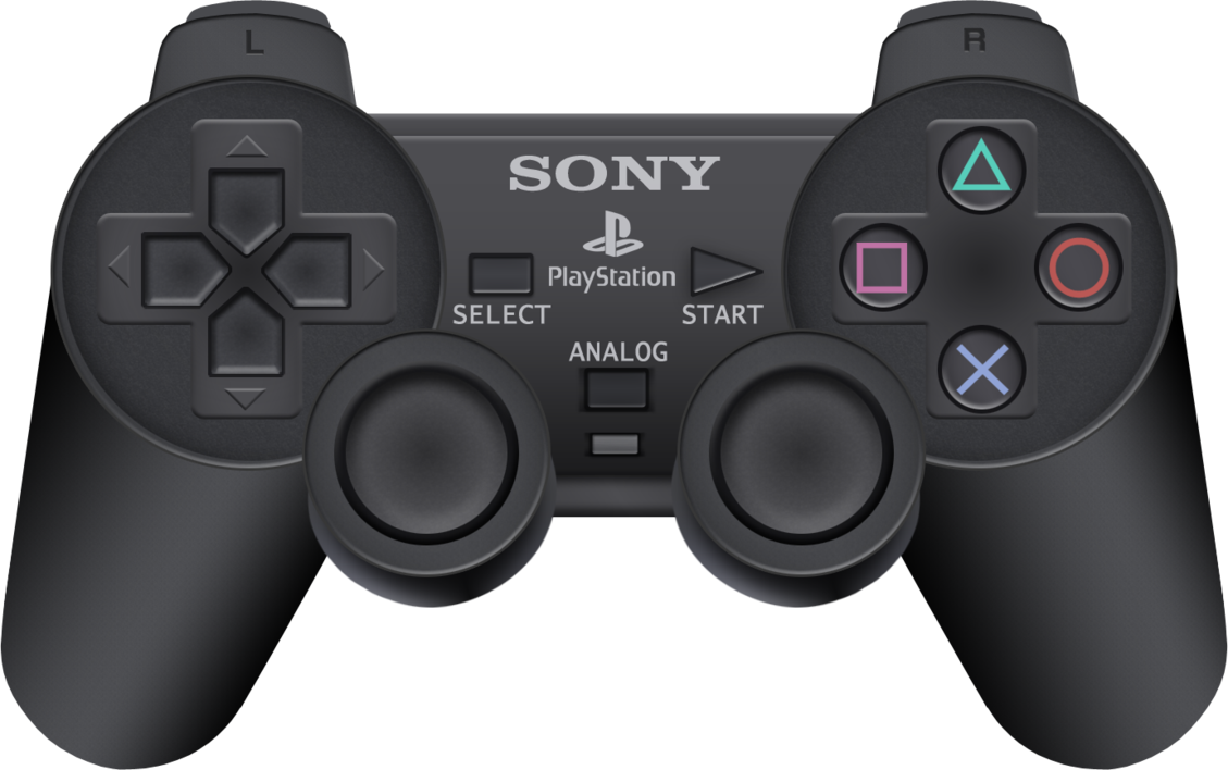 Ps2 Controller Png - Controle De Playstation 2 (1129x708), Png Download