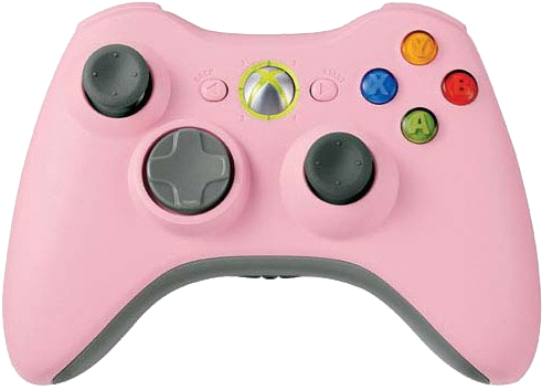 36 Images About Editing On We Heart It - Pastel Pink Xbox Controller (500x395), Png Download