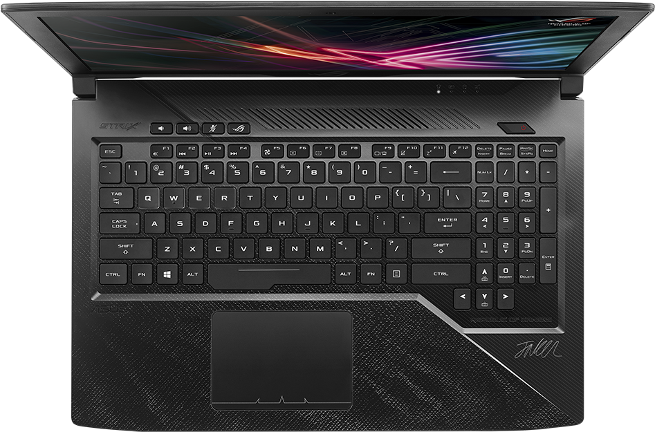 It Features A Core I7 Quad Core Cpu, Along With Geforce - Asus Rog Gl553vd Ds71 (1000x676), Png Download