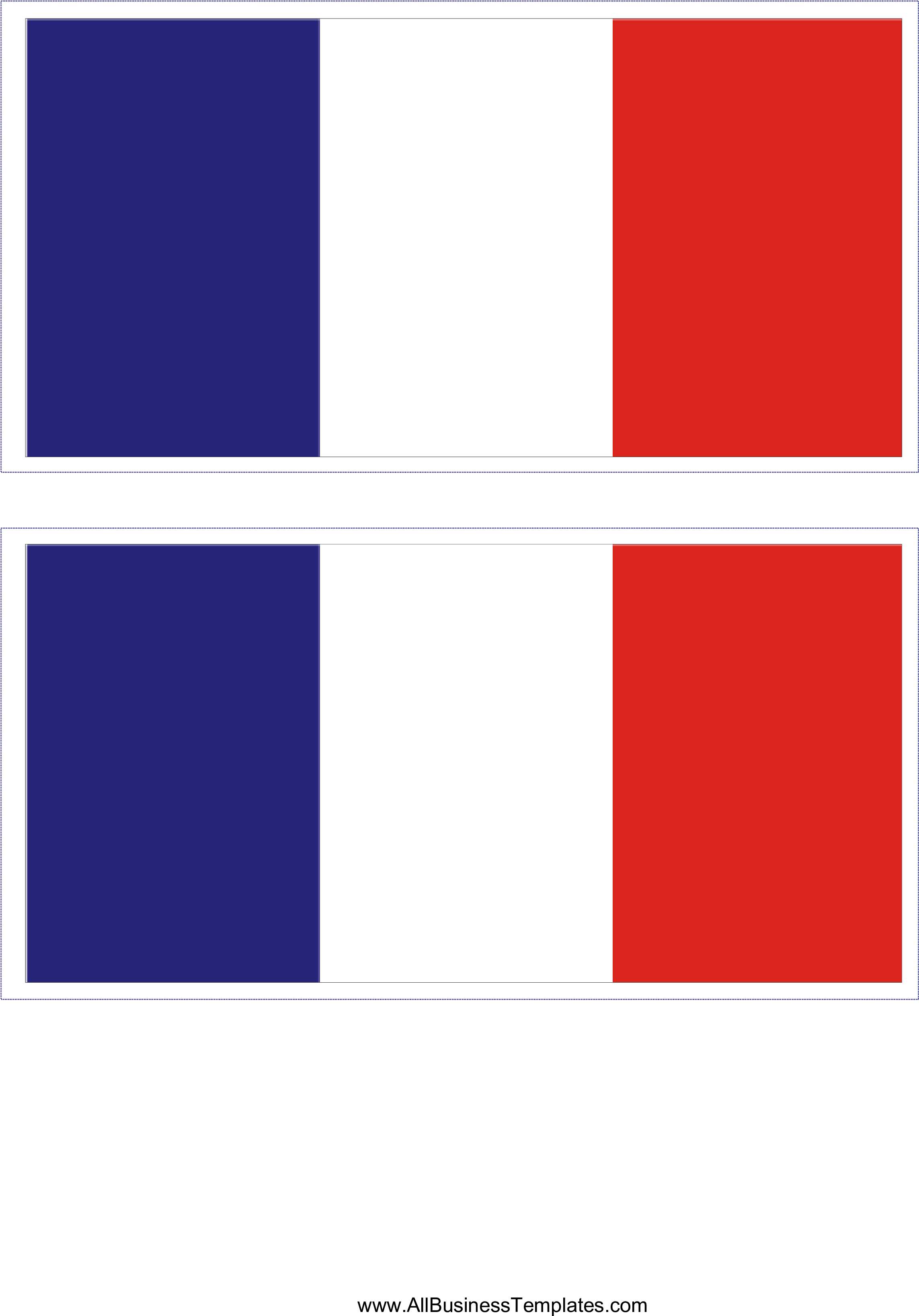 Download This Free Printable French Flag Template A4 - France Flag Printable (2480x3508), Png Download