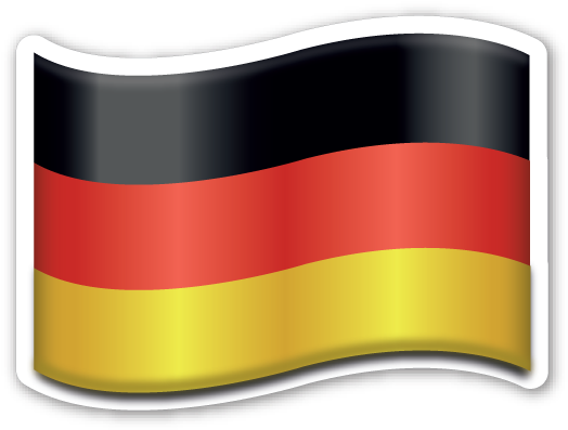 Flag Of Germany - Bandera De Alemania Emoji (530x404), Png Download