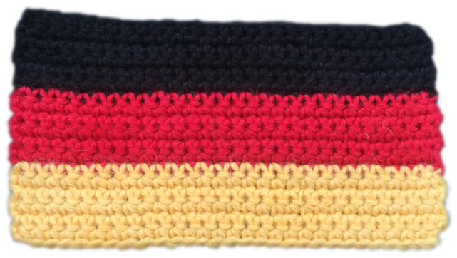 Flag Of Germany - Crochet (768x403), Png Download
