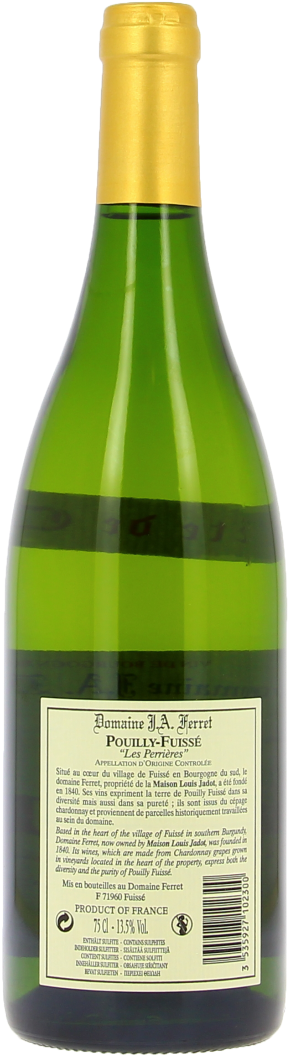 Domaine Ferret, Les Perrières 2016 - Glass Bottle (900x1200), Png Download