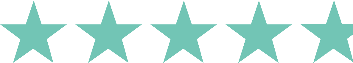5 Star Review Png - Star Reviews (1239x263), Png Download