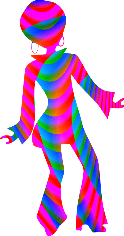 Medium Image - Disco Silhouette Png (421x800), Png Download