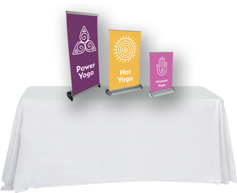 Tabletop Retractable Banner Stands - Printing (500x500), Png Download