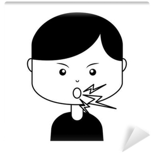 Angry Person Character Icon Vector Illustration Design - Ícono De Persona Enojada (400x400), Png Download