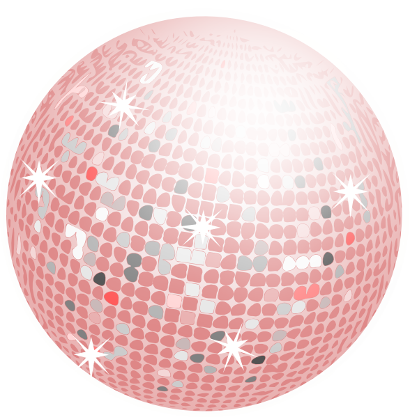 Disco Ball Clip Art Free Vector - Animated Disco Ball Gif Png (588x599), Png Download