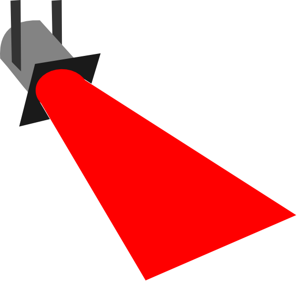Disco Red Clip Art At Clker Com - Stage Light Clip Art (600x568), Png Download