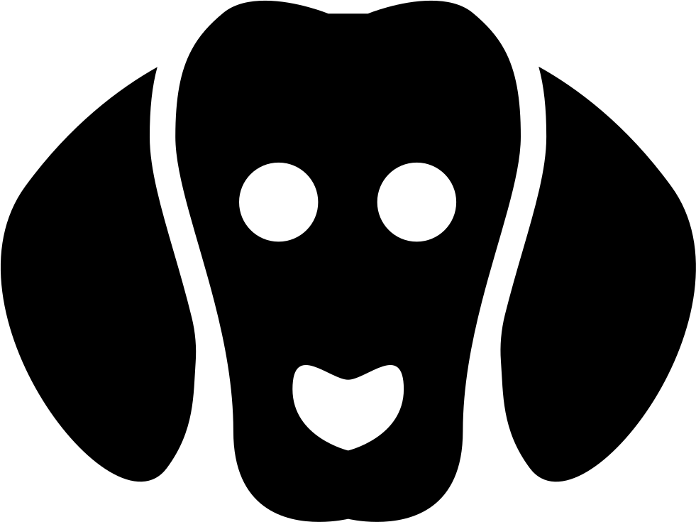 Dog With Floppy Ears Comments - Icon (981x735), Png Download