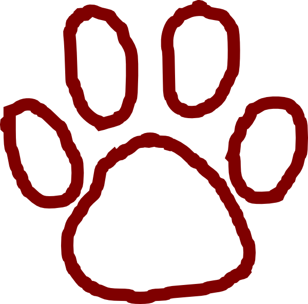Teddy Bear Paw Print Clipart 2 By Albert - Bear Paw (600x592), Png Download