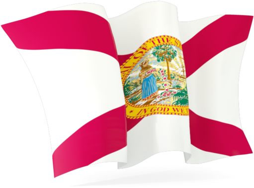 Illustration Of Flag Of<br /> Florida - Waving Florida Flag Png (640x480), Png Download
