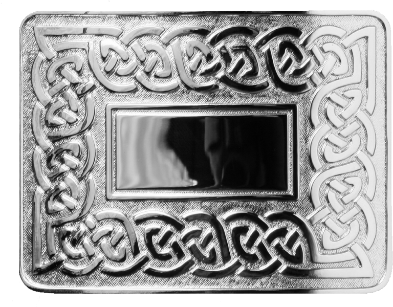 Celtic Link Chrome Belt Buckle - Belt Buckle (800x800), Png Download