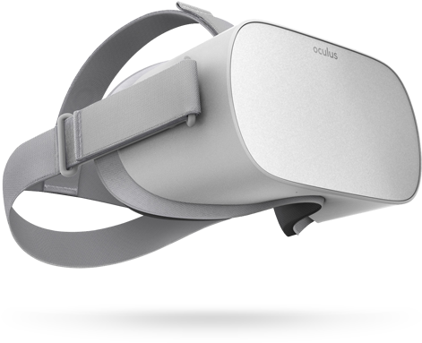Oculus Go Oculus - Virtual Reality Headset (470x412), Png Download