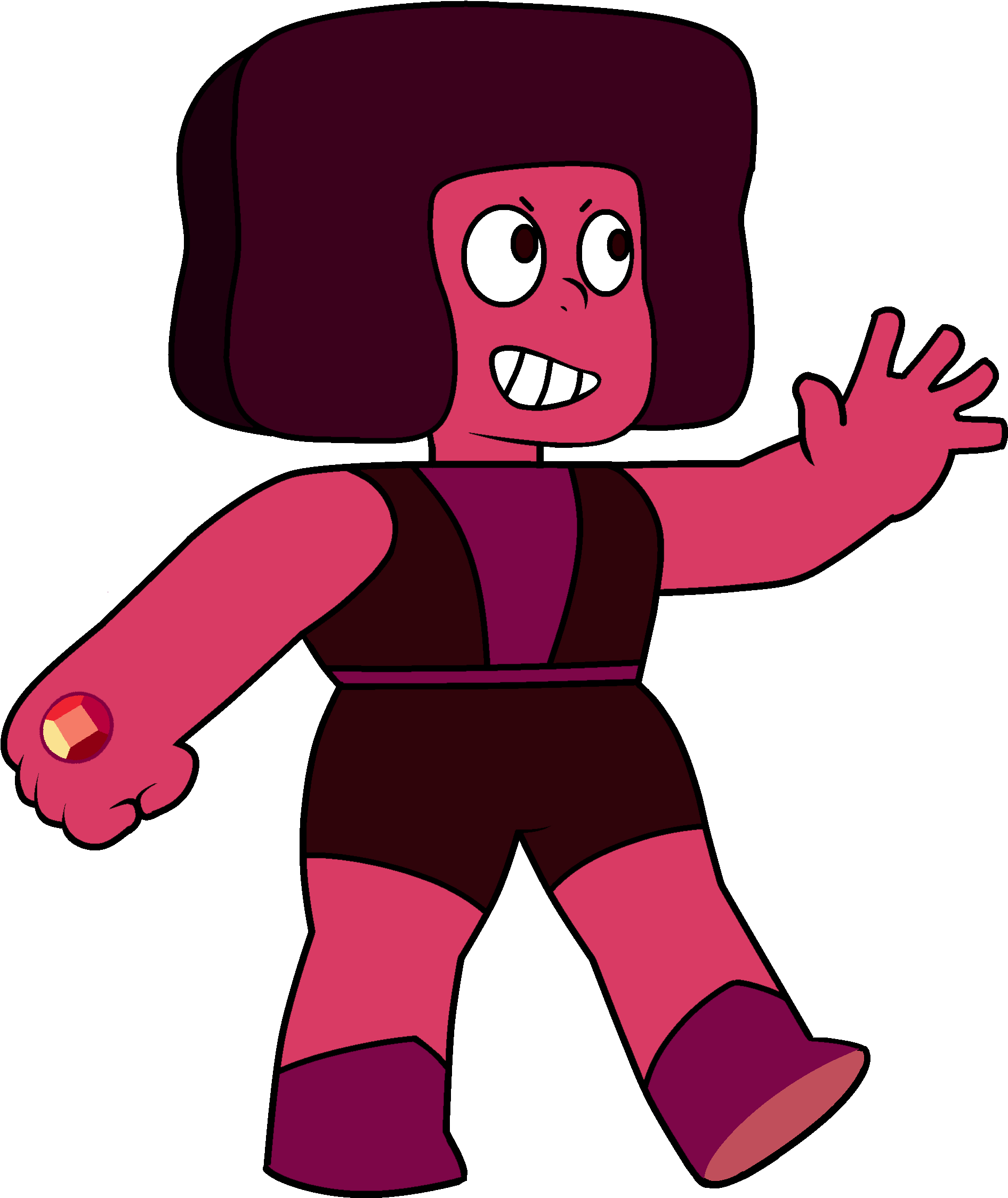 Right Hand - Steven Universe Wedding Ruby (2000x2469), Png Download