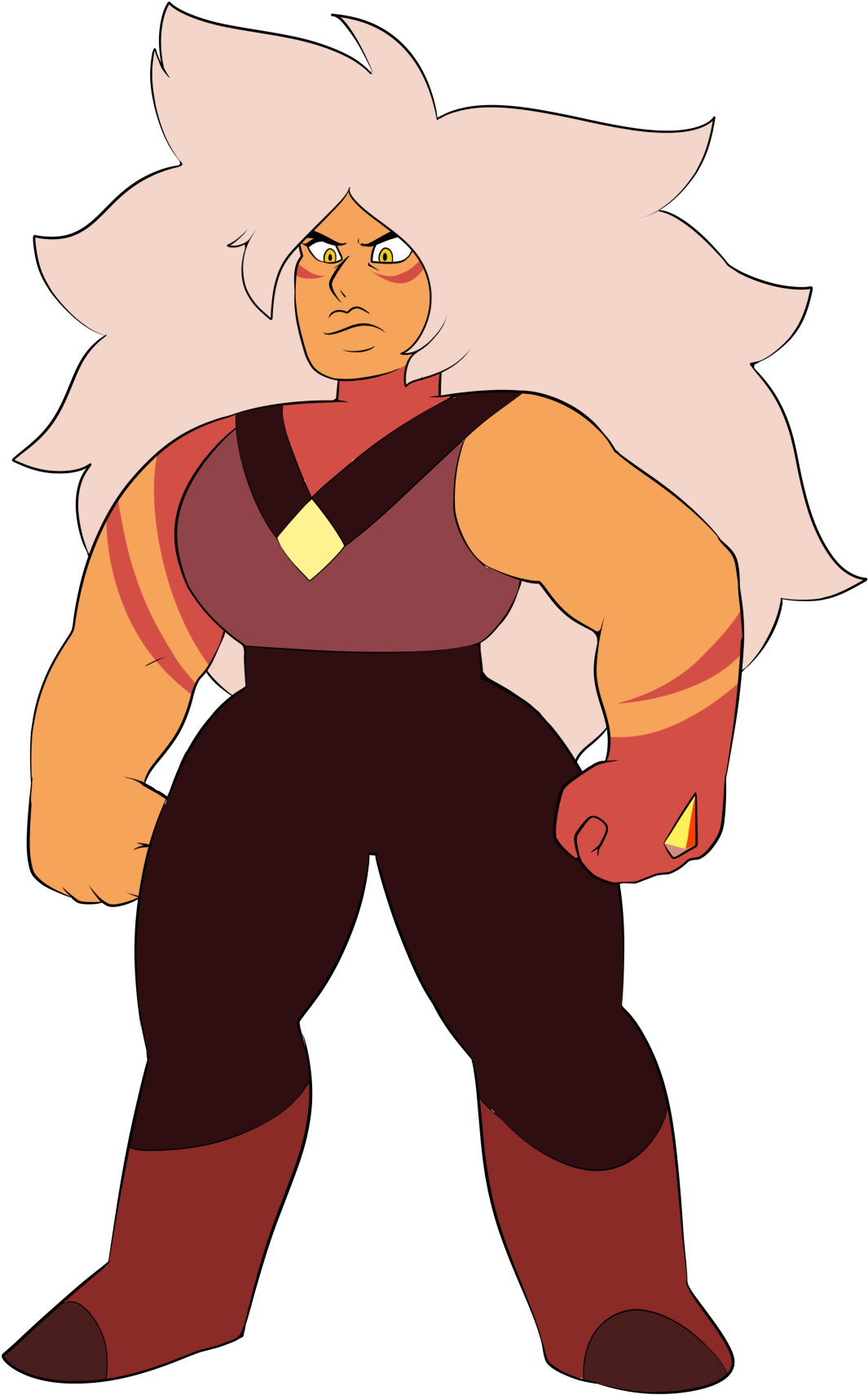 Jasper Hand - Steven Universe Homeworld Jasper (1280x1829), Png Download
