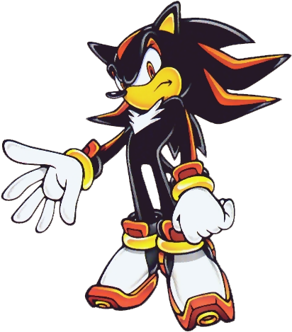 Sports-shadow Hand - Shadow The Hedgehog Sonic Adventure 2 (434x484), Png Download