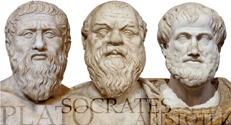 Socrates Y Platon (770x430), Png Download