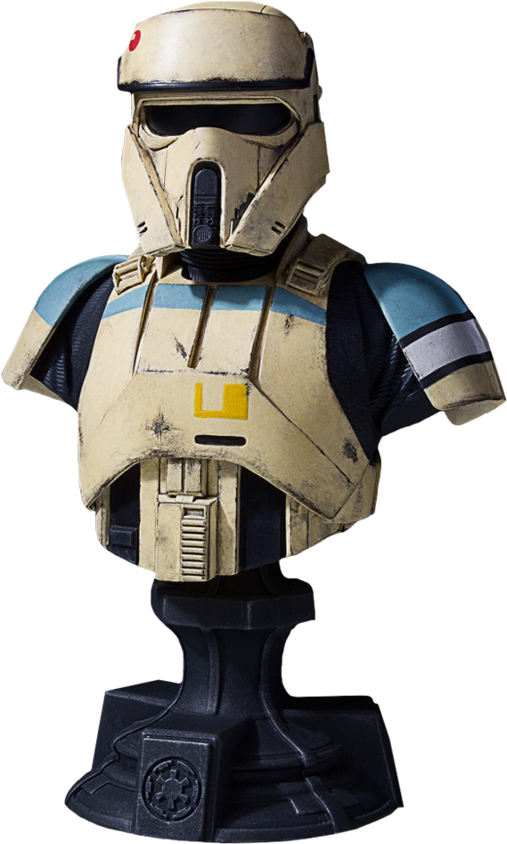 The Gentle Giant Ltd - Bust Soldier Assault Shoretrooper 19 Cm Rogue One: (1000x1000), Png Download