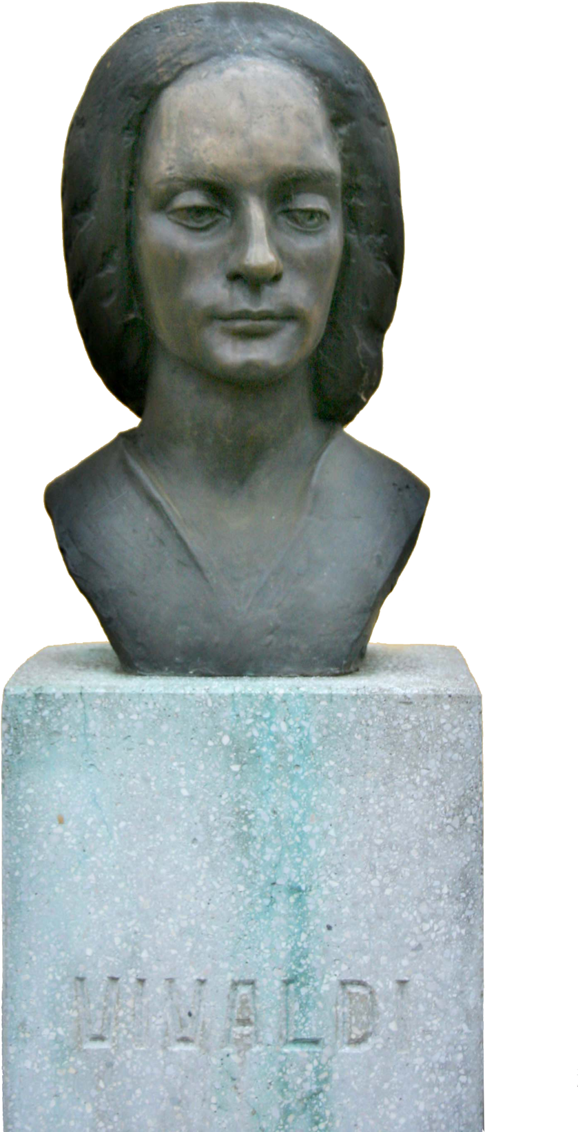 Bust Of Vivaldi Sarospatak, Hungary - Vivaldi (1000x1760), Png Download