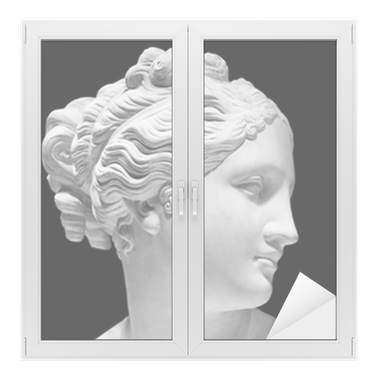 Classic White Bust Of Greek Goddess Isolated On Black - Goddess (400x400), Png Download