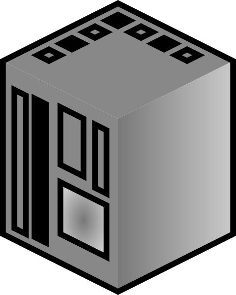 Mainframe Server Computer Svg Clip Arts 480 X 599 Px (480x599), Png Download