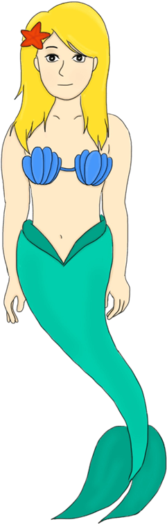 Mermaids Clipart - Turquoise Mermaid Throw Blanket (334x800), Png Download