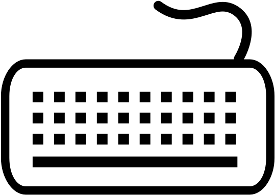 Clipart Info - Keyboard Clip Art (600x426), Png Download