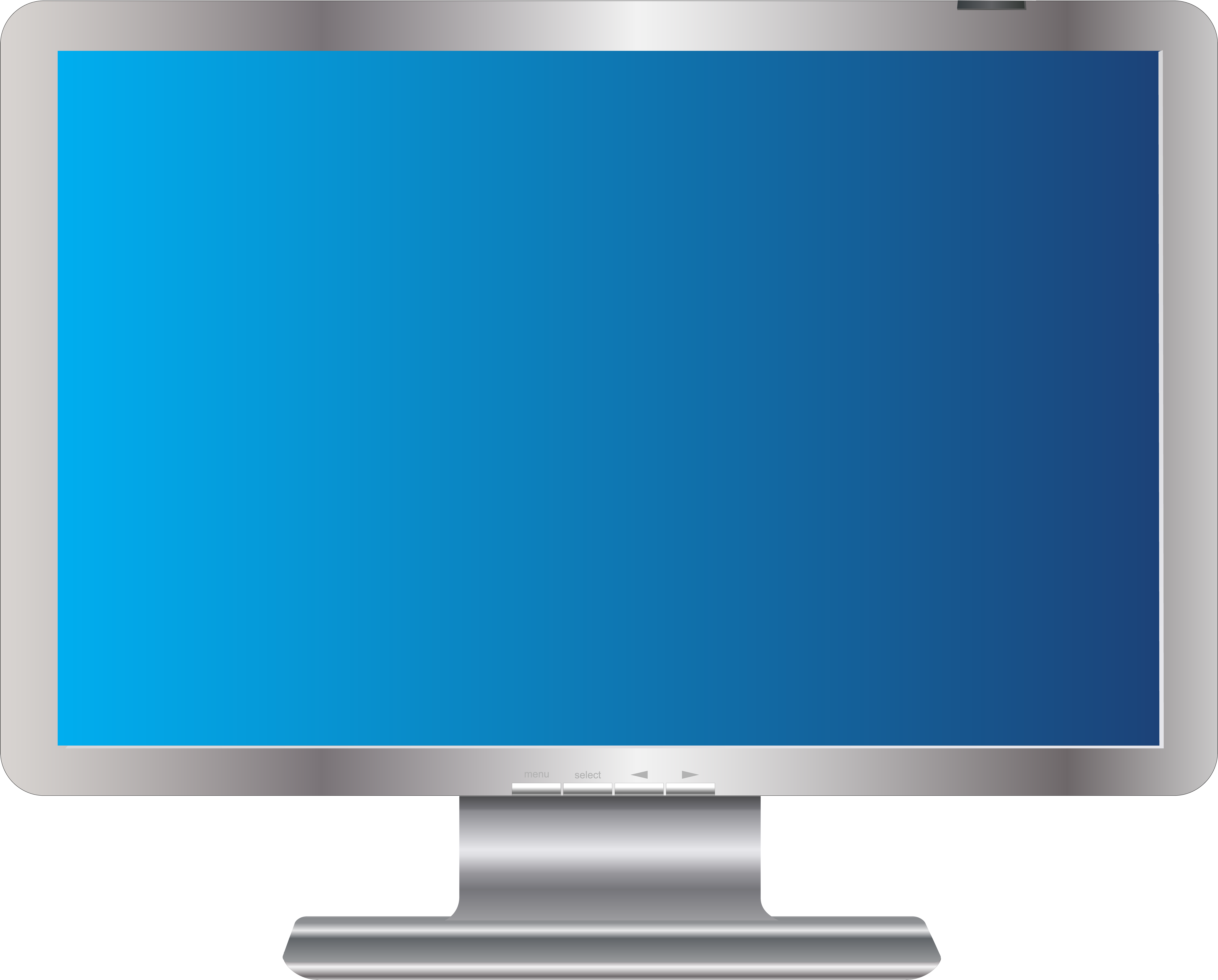 Pc Monitor Transparent Png Clip Art Image (8000x6408), Png Download