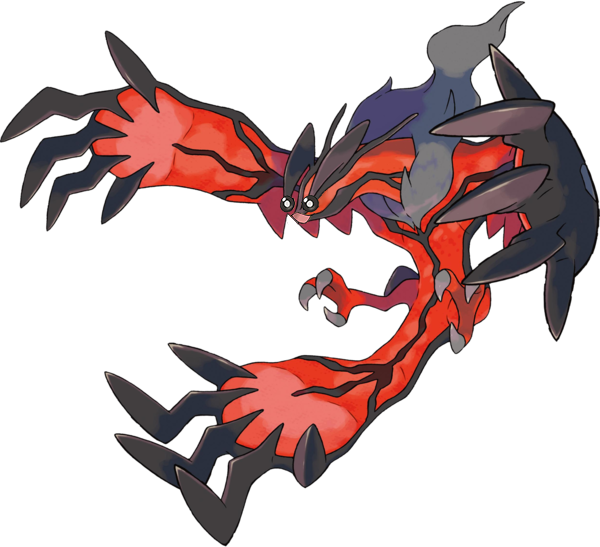 When This Legendary Pokémon's Wings And Tail Feathers - Pokemon Yveltal (475x475), Png Download