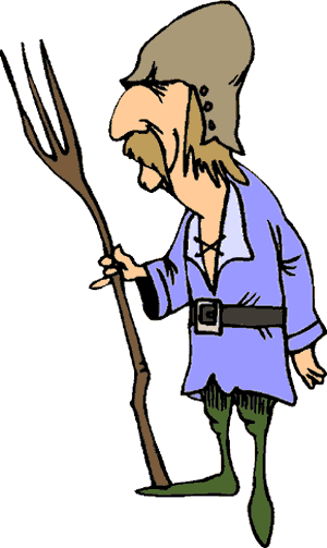 Feudalism In The Middle Ages - Peasants Clipart (300x503), Png Download