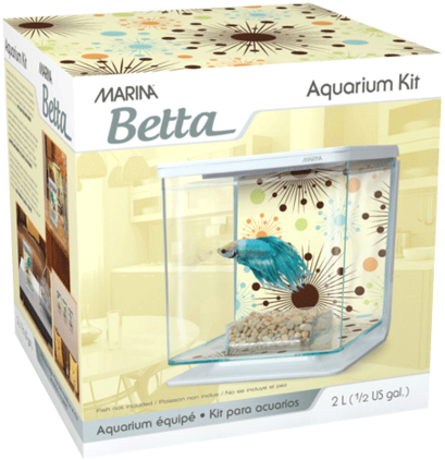 Beta Kit Fuegos Artificiales - Hagen Marina 0.5 Gallon Fireworks Betta Aquarium Kit (480x480), Png Download