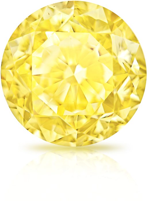 Fancy Intense Yellow Diamond - Crystal (800x800), Png Download
