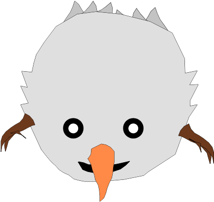Giant Snowman (500x500), Png Download