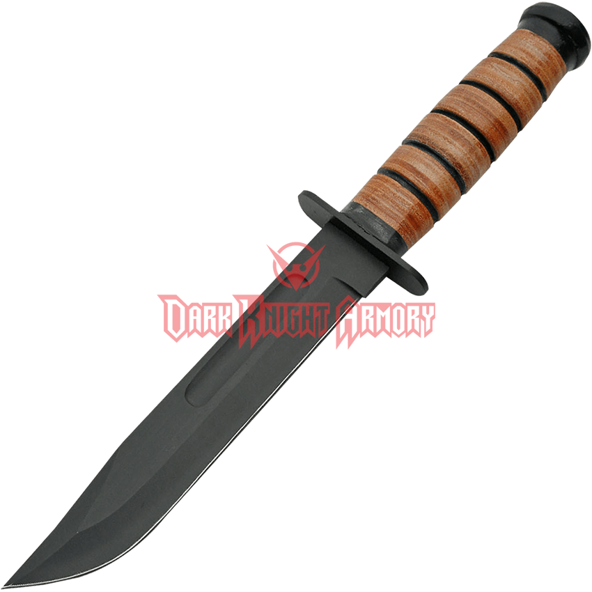 Ka-bar Style Combat Knife - Combat Knife (850x850), Png Download