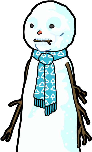 #281 - Snowman Morty - Pocketmortys - Net (421x650), Png Download