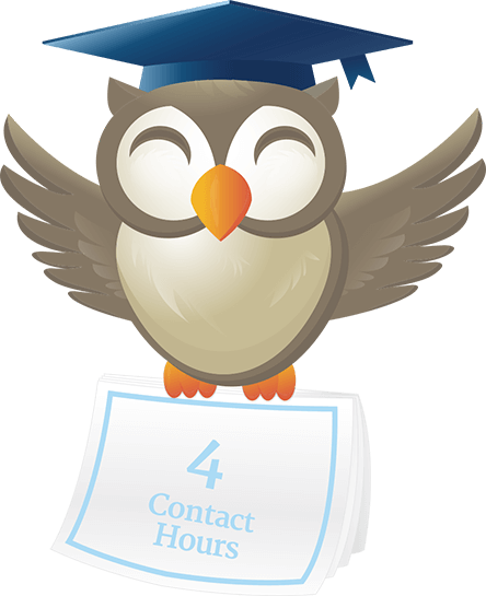 Blue Owl Clip Art - Continuing Education Unit (444x545), Png Download